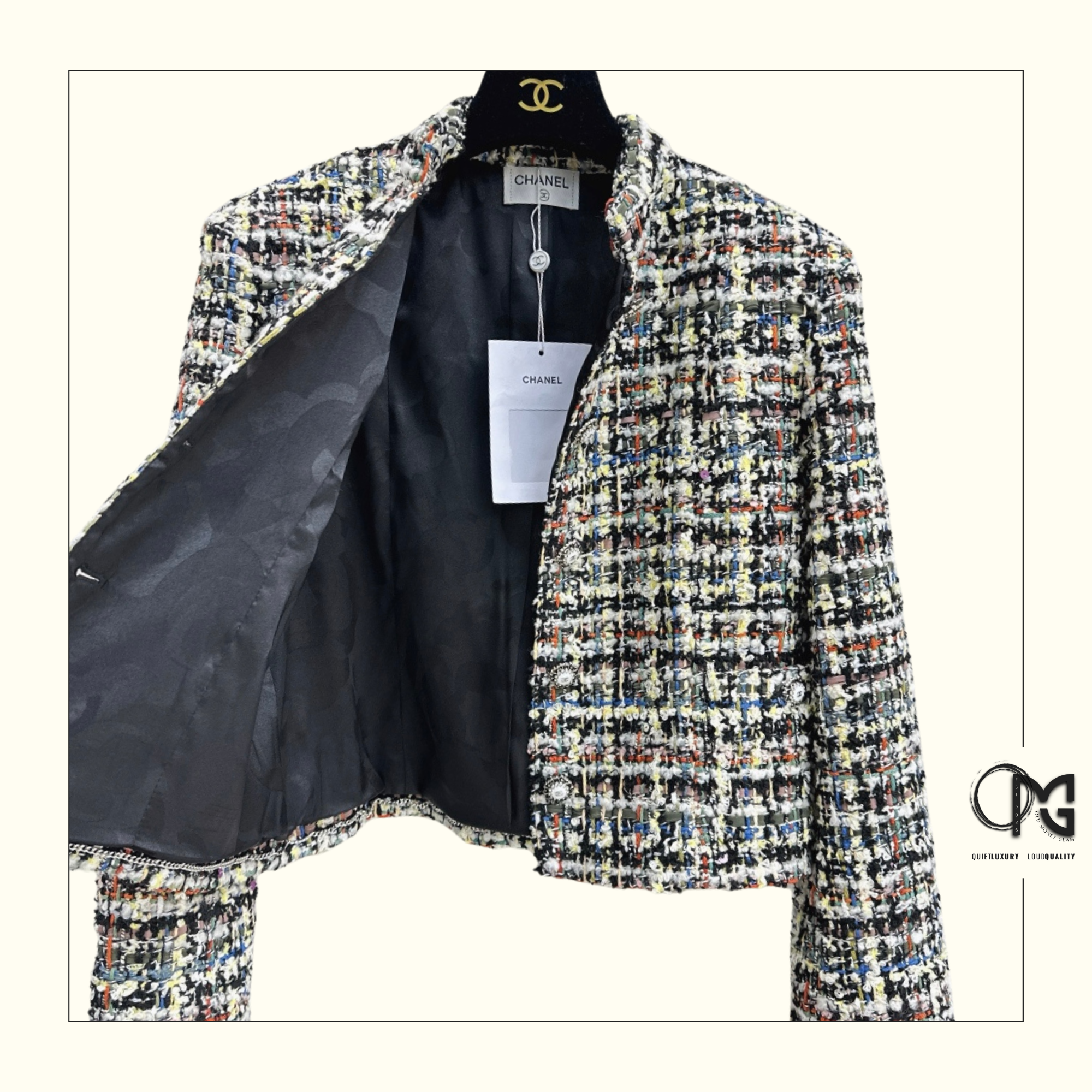 TWEED JACKET & MINI SKIRT
