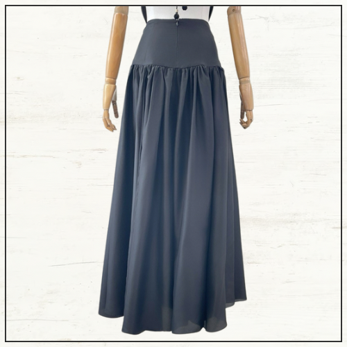 RHIANNON PLUNGE HALTER MAXI