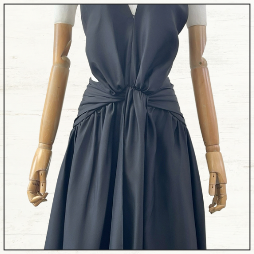 RHIANNON PLUNGE HALTER MAXI