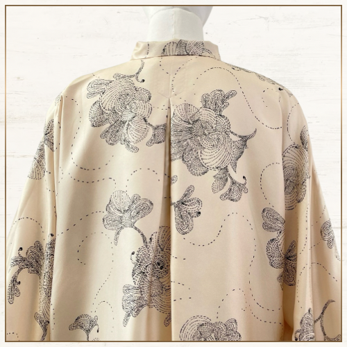 EDEN SILK TIE NECK BLOUSE & PANTS