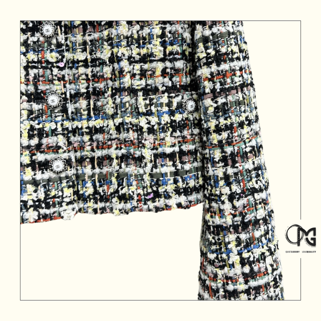 TWEED JACKET & MINI SKIRT