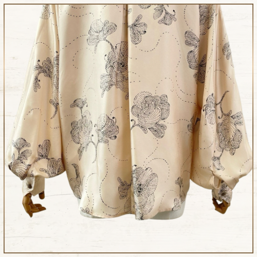 EDEN SILK TIE NECK BLOUSE & PANTS