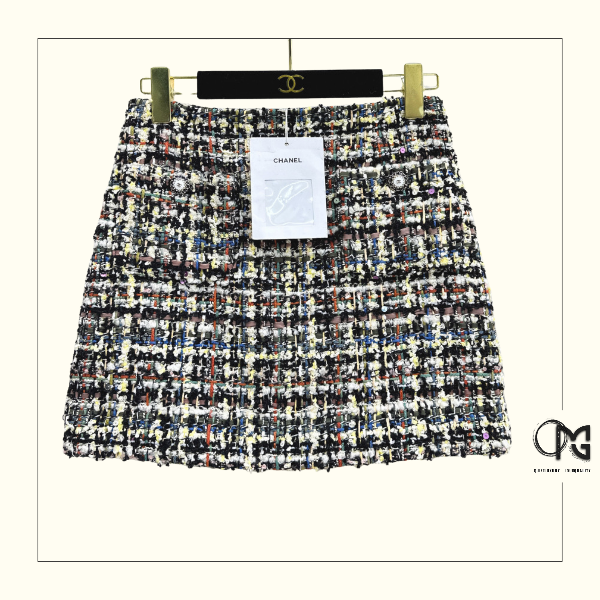 TWEED JACKET & MINI SKIRT