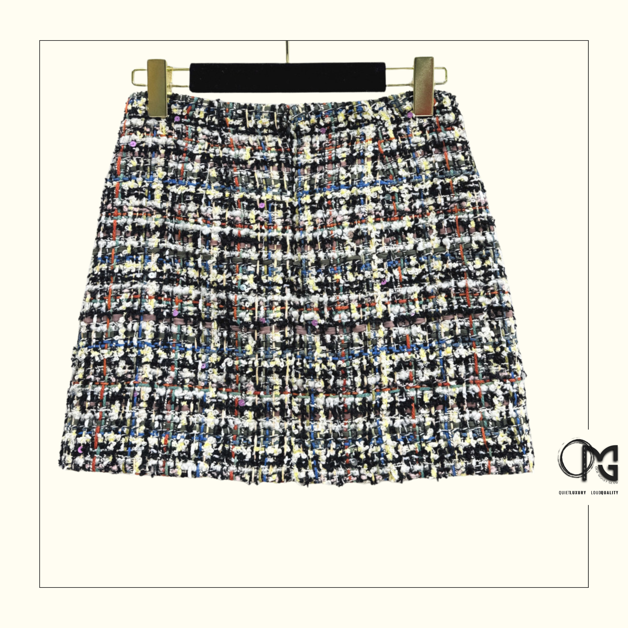TWEED JACKET & MINI SKIRT