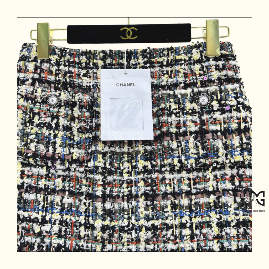 TWEED JACKET & MINI SKIRT