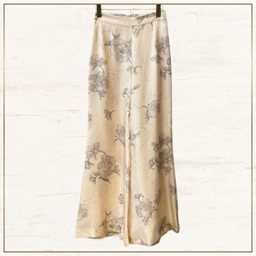 EDEN SILK TIE NECK BLOUSE & PANTS