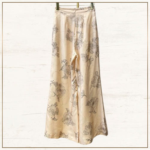 EDEN SILK TIE NECK BLOUSE & PANTS