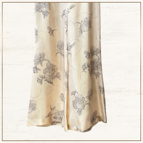 EDEN SILK TIE NECK BLOUSE & PANTS