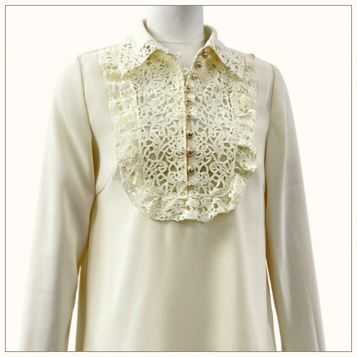 LACE TRIM SHIFT DRESS