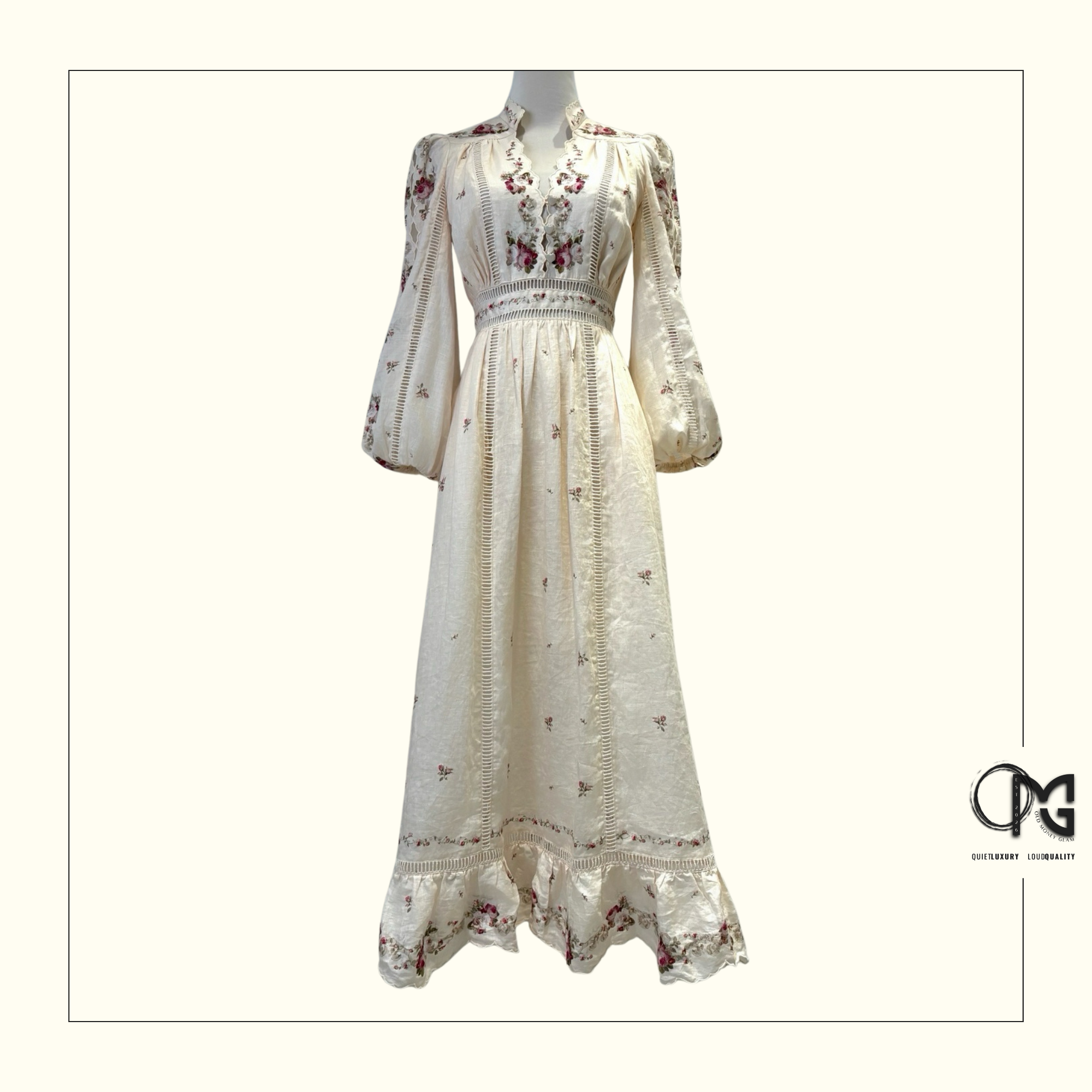 PATIENCE PLUNGE MIDI DRESS