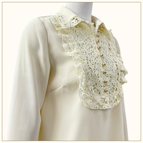 LACE TRIM SHIFT DRESS