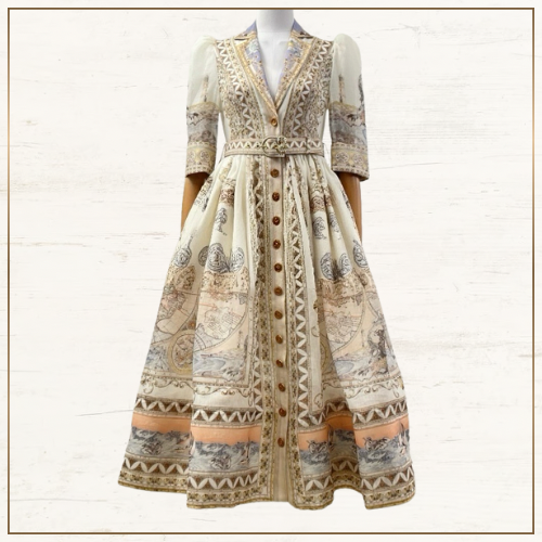 ODYSSEY HIGH TIDE MIDI DRESS