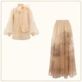 MEMENTO ORGANZA BLOUSE & SKIRT