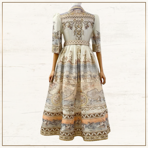 ODYSSEY HIGH TIDE MIDI DRESS