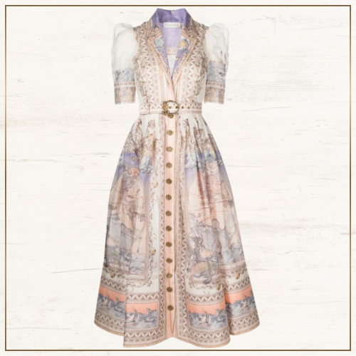 ODYSSEY HIGH TIDE MIDI DRESS