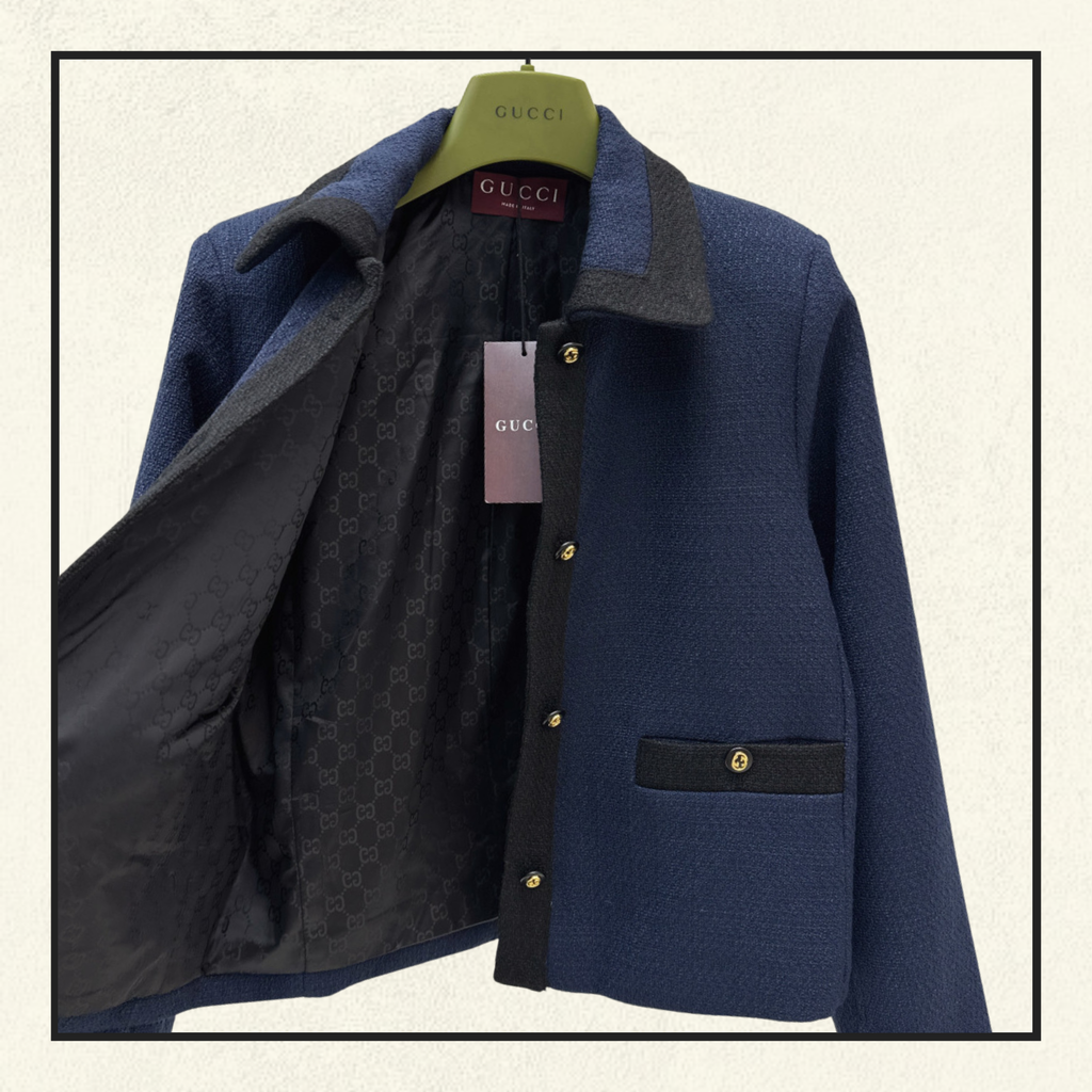 WOOL BLEND JACKET & MINI SKIRT