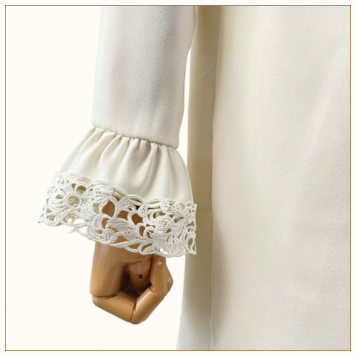 LACE TRIM SHIFT DRESS