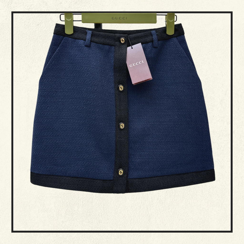 WOOL BLEND JACKET & MINI SKIRT