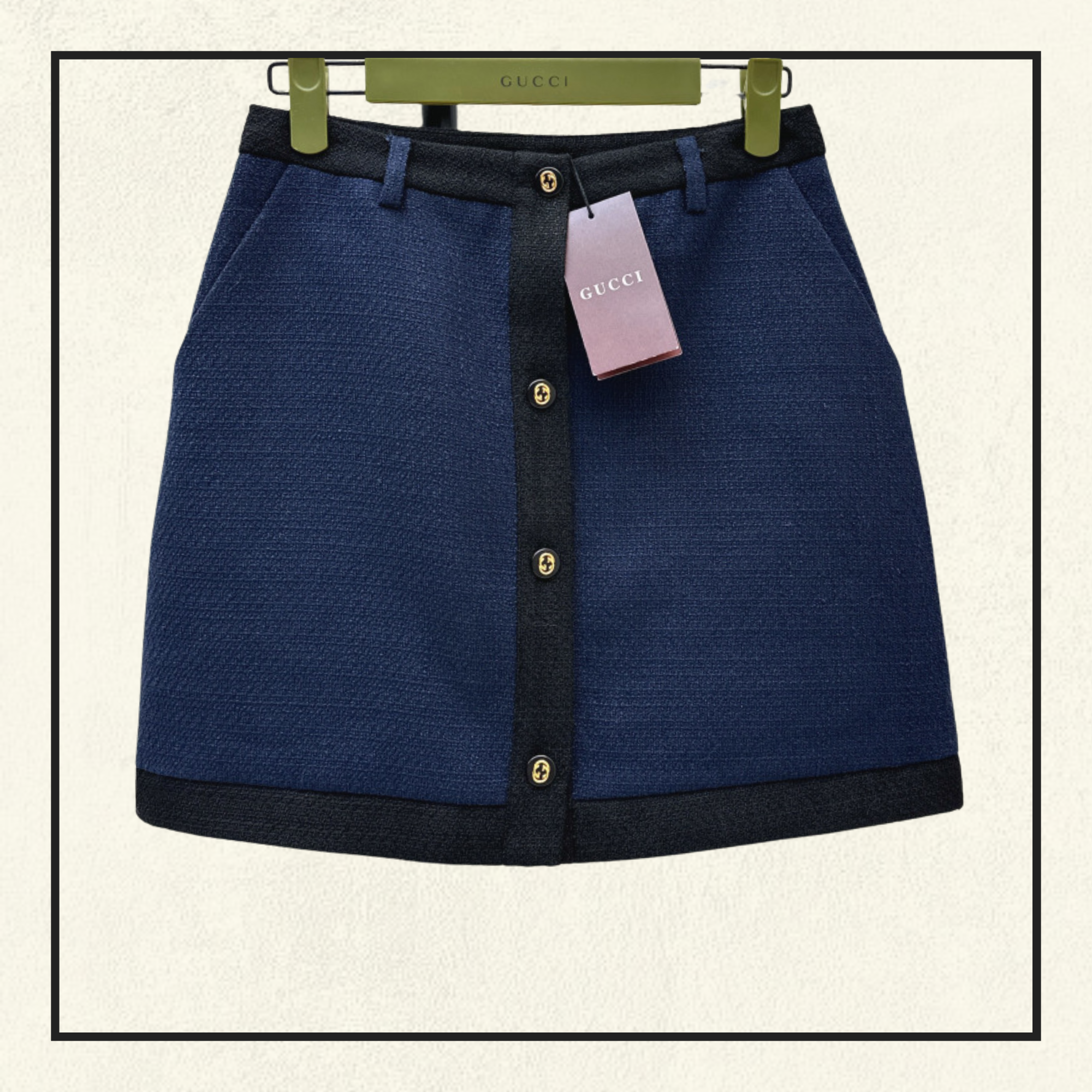 WOOL BLEND JACKET & MINI SKIRT