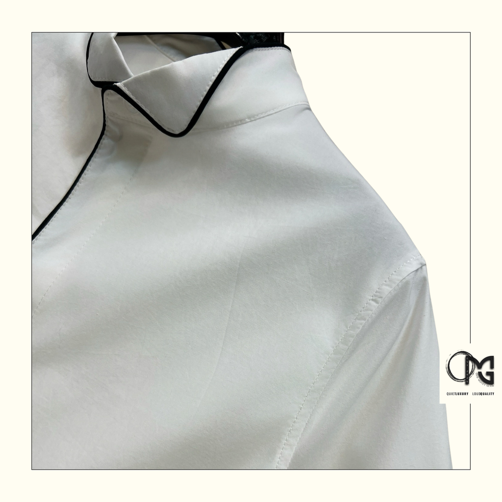 COTTON POPLIN SHORT SLEEVE SHIRT