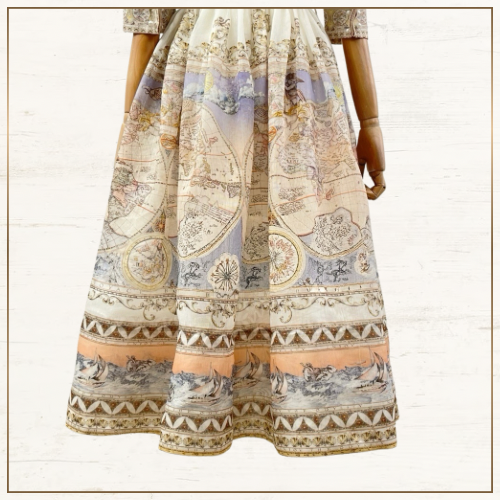 ODYSSEY HIGH TIDE MIDI DRESS
