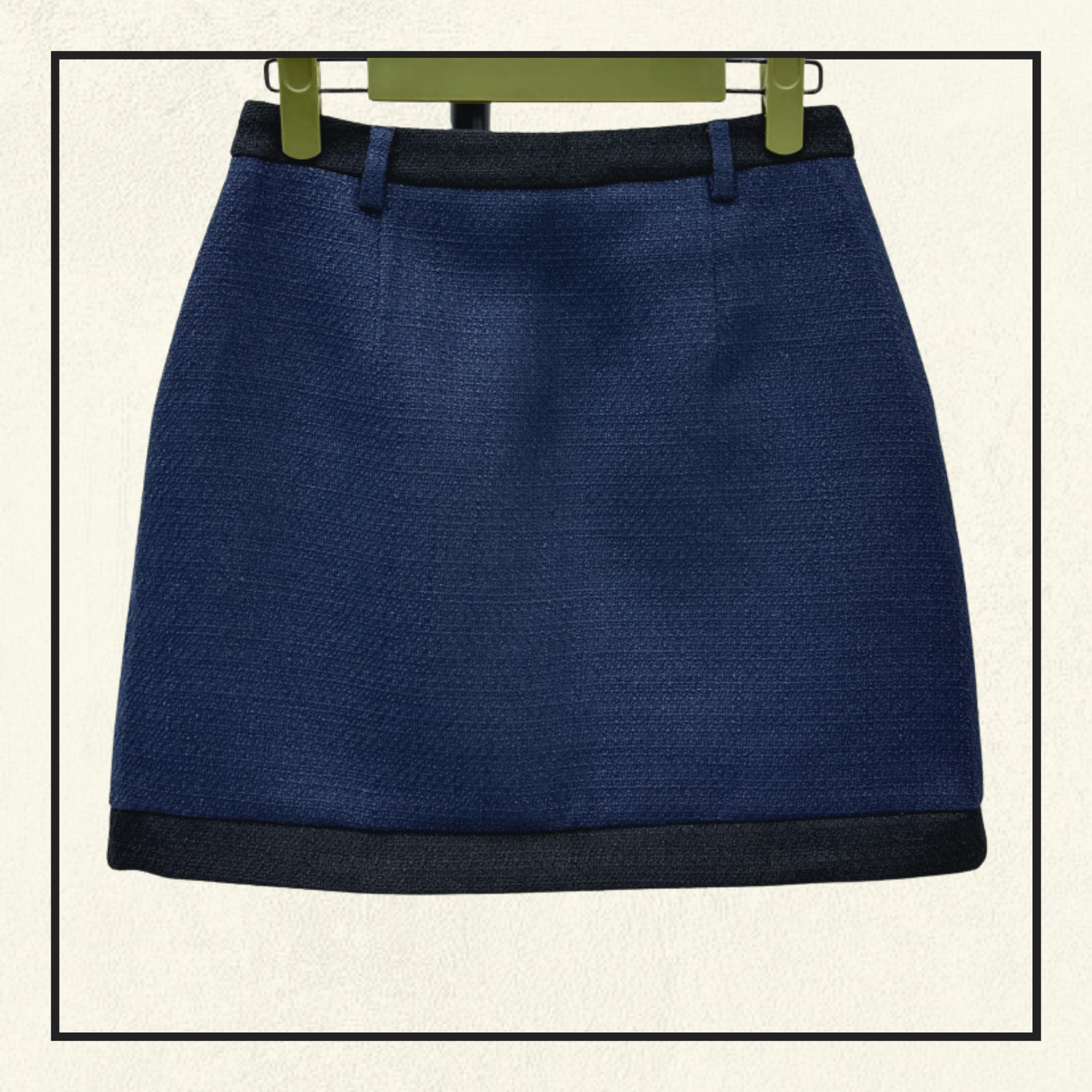 WOOL BLEND JACKET & MINI SKIRT