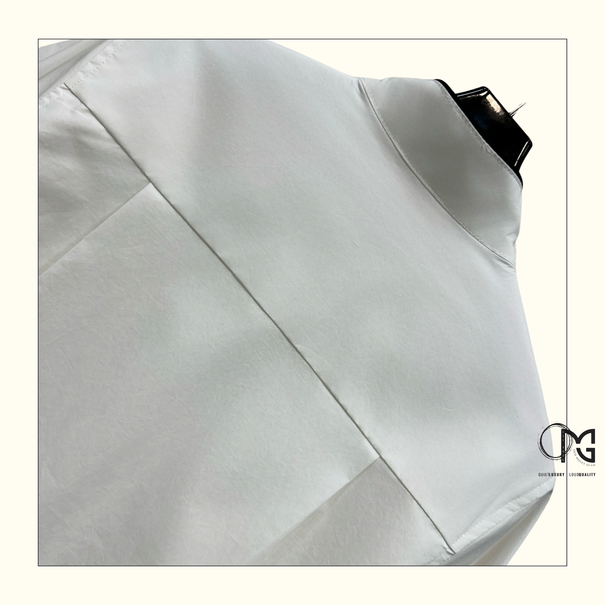 COTTON POPLIN SHORT SLEEVE SHIRT