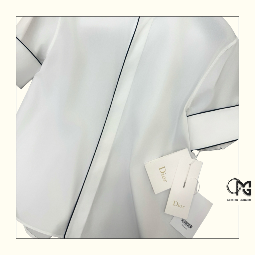 COTTON POPLIN SHORT SLEEVE SHIRT
