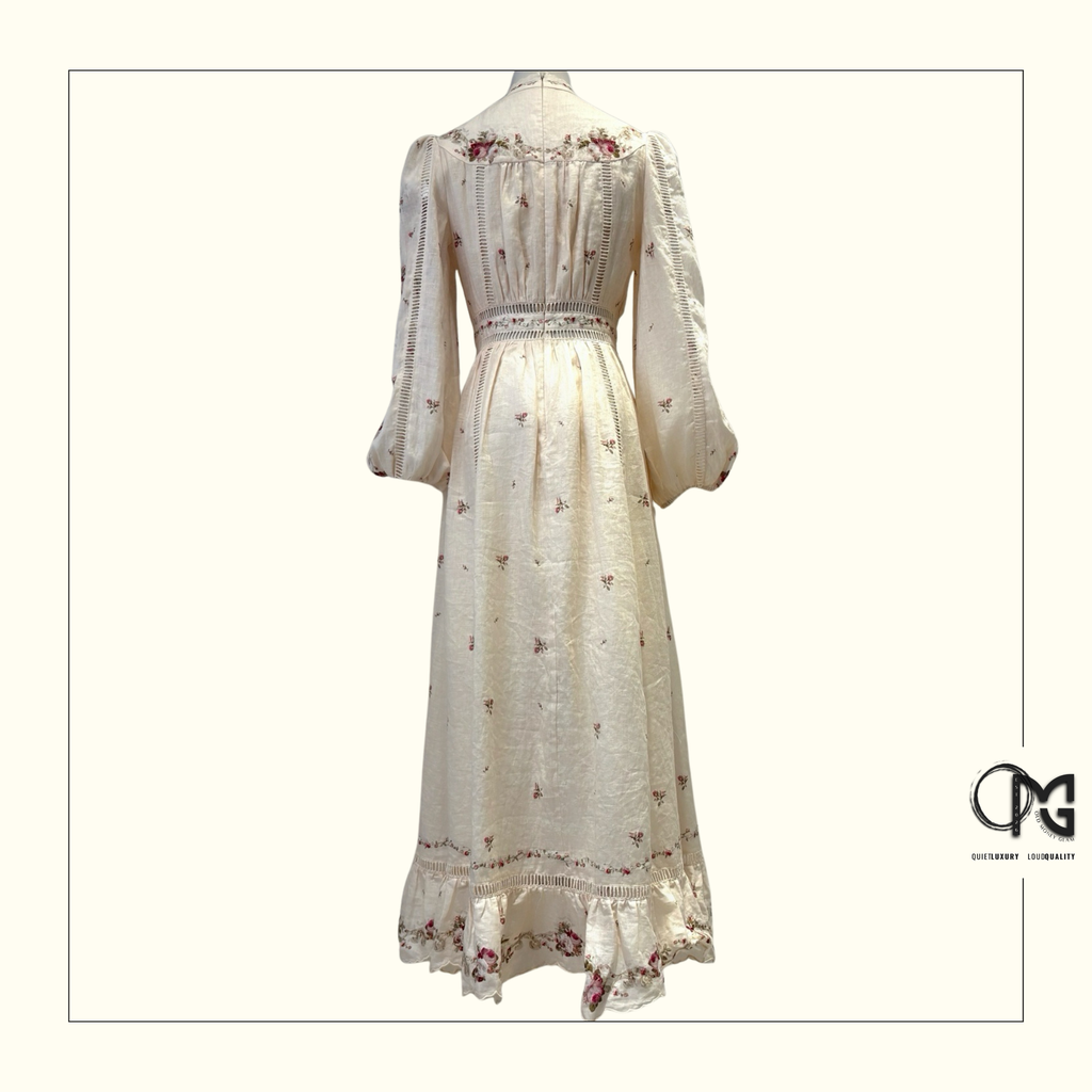 PATIENCE PLUNGE MIDI DRESS