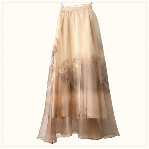 MEMENTO ORGANZA BLOUSE & SKIRT
