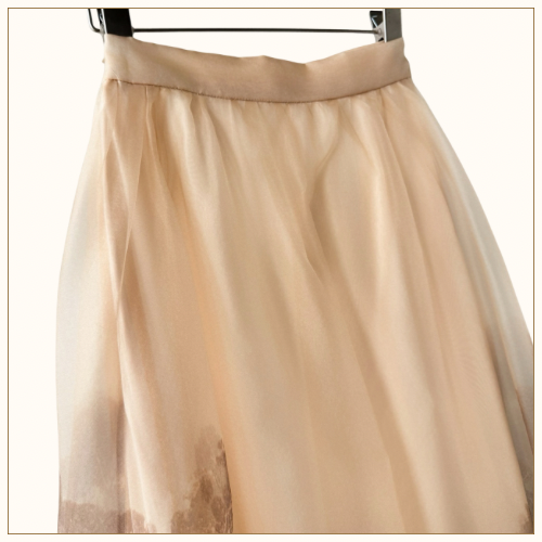 MEMENTO ORGANZA BLOUSE & SKIRT