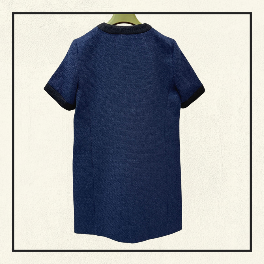 WOOL BLEND MINI DRESS