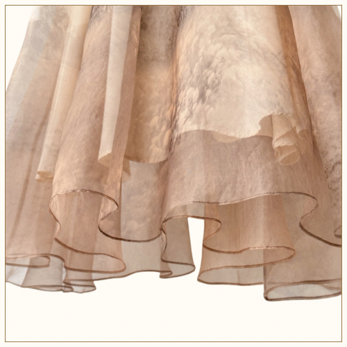 MEMENTO ORGANZA BLOUSE & SKIRT