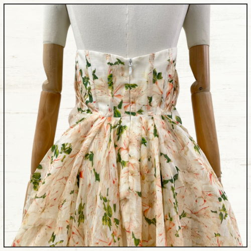 NATURA DRAPED HIGH LOW DRESS