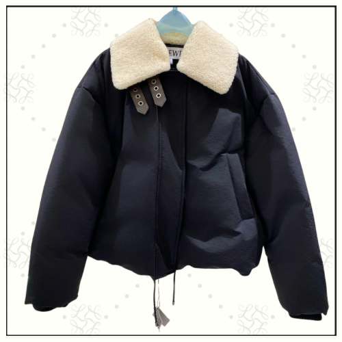 SHEARLING TRIM JACKING