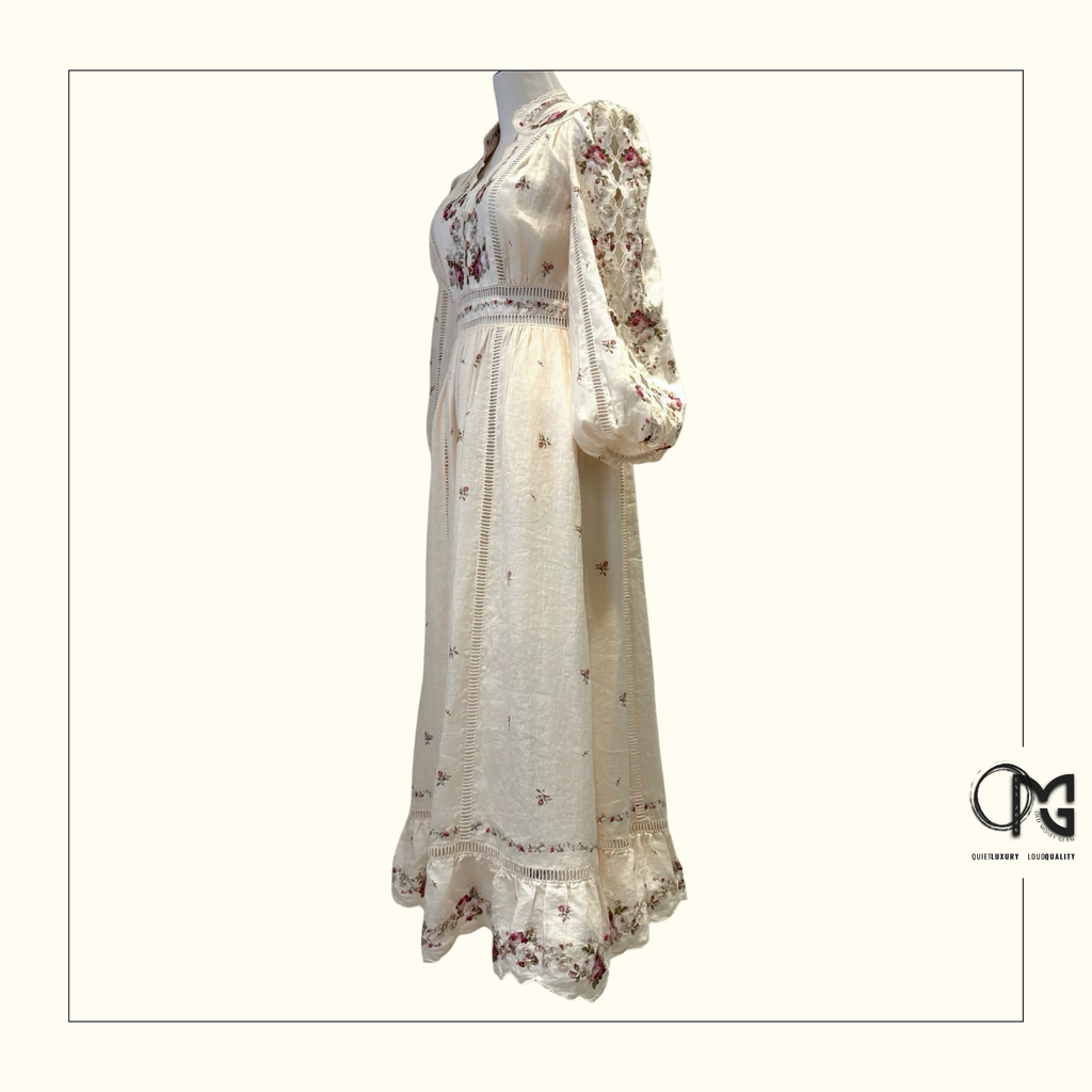 PATIENCE PLUNGE MIDI DRESS