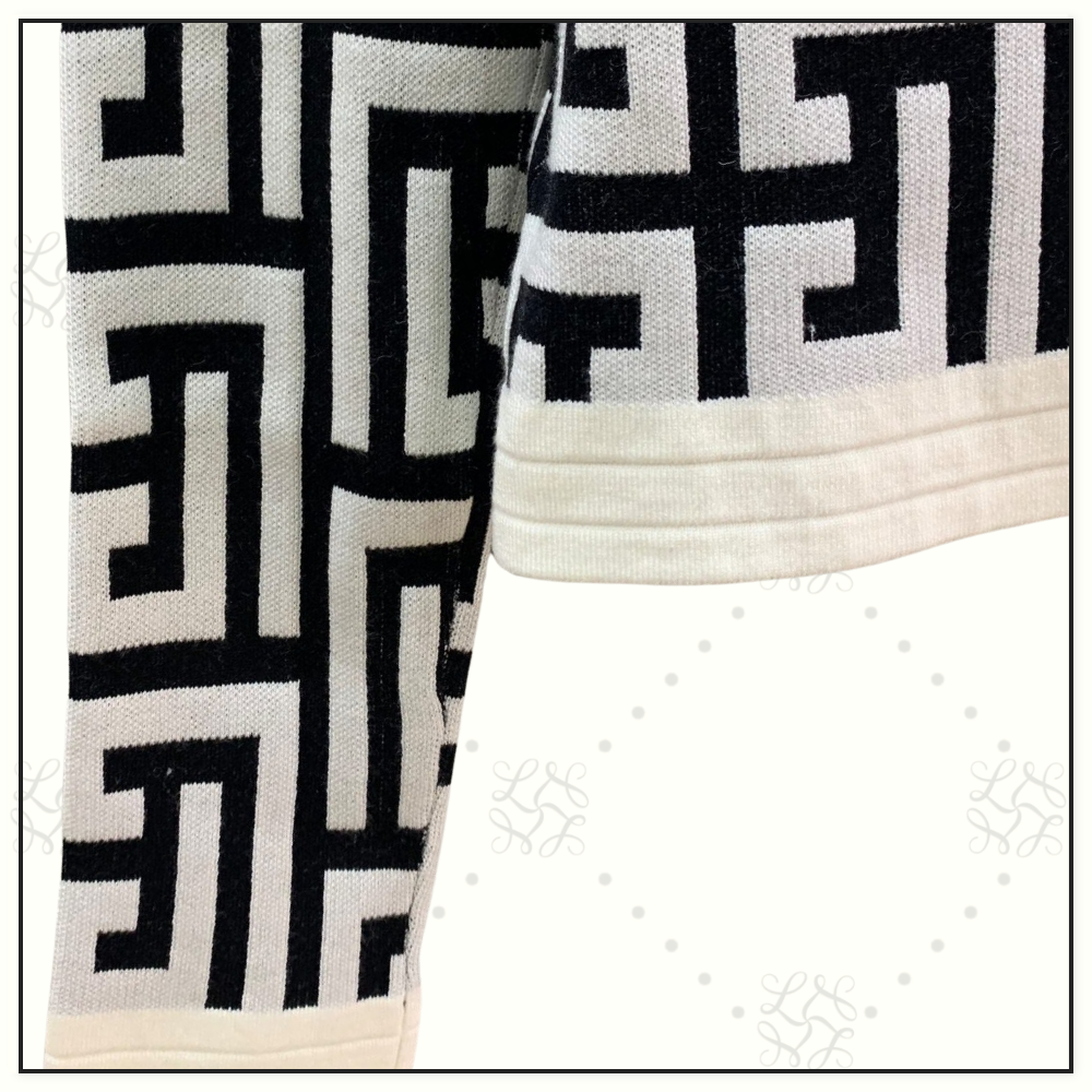 MONOGRAM KNIT CARDIGAN