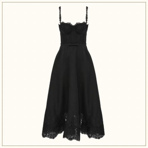 HYPNOTIC LACE TRIM DRESS