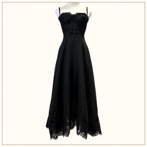 HYPNOTIC LACE TRIM DRESS