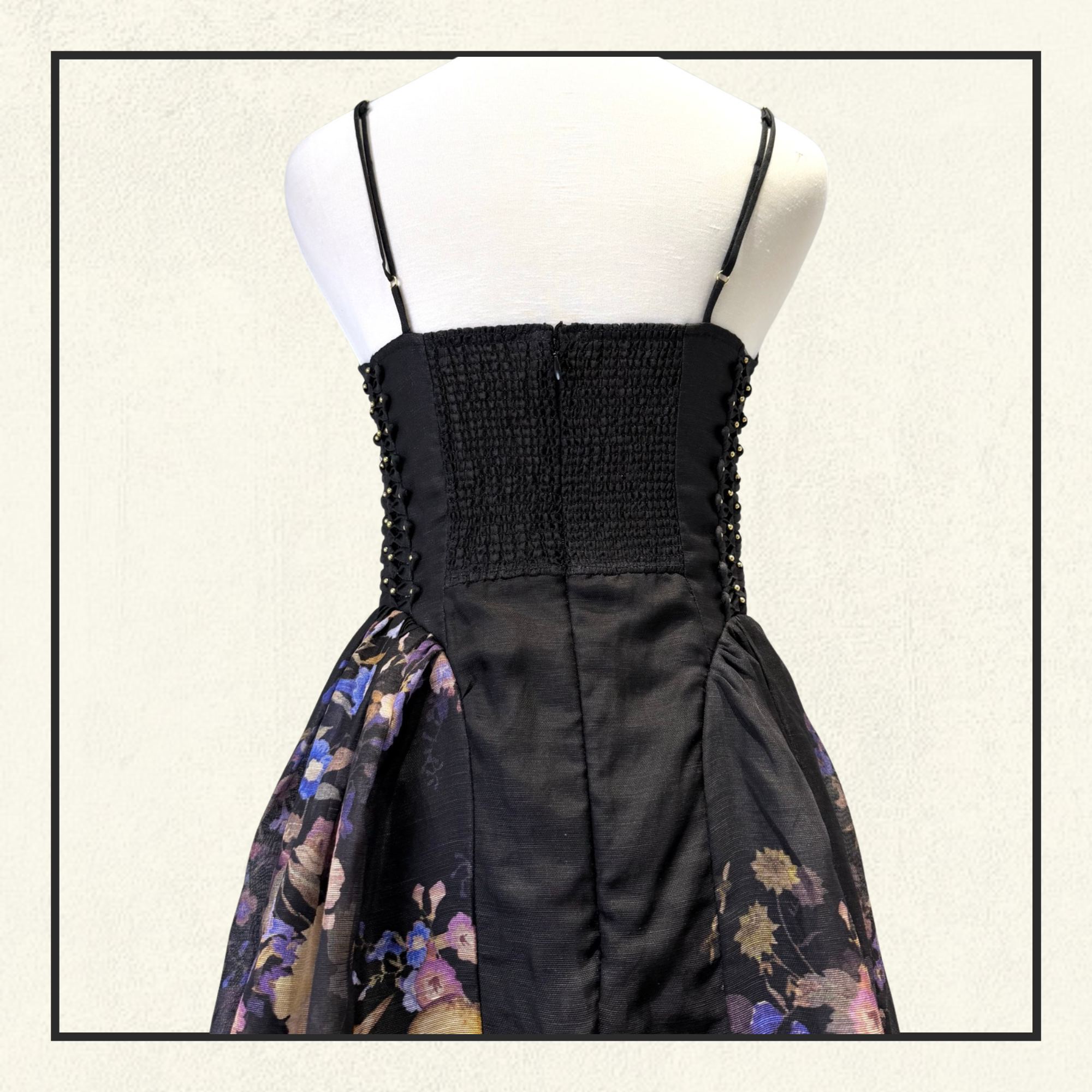 LUNA BEADED PICNIC DRESS