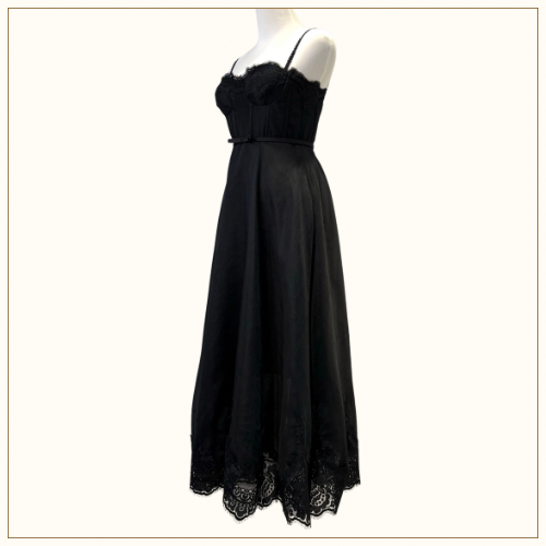 HYPNOTIC LACE TRIM DRESS