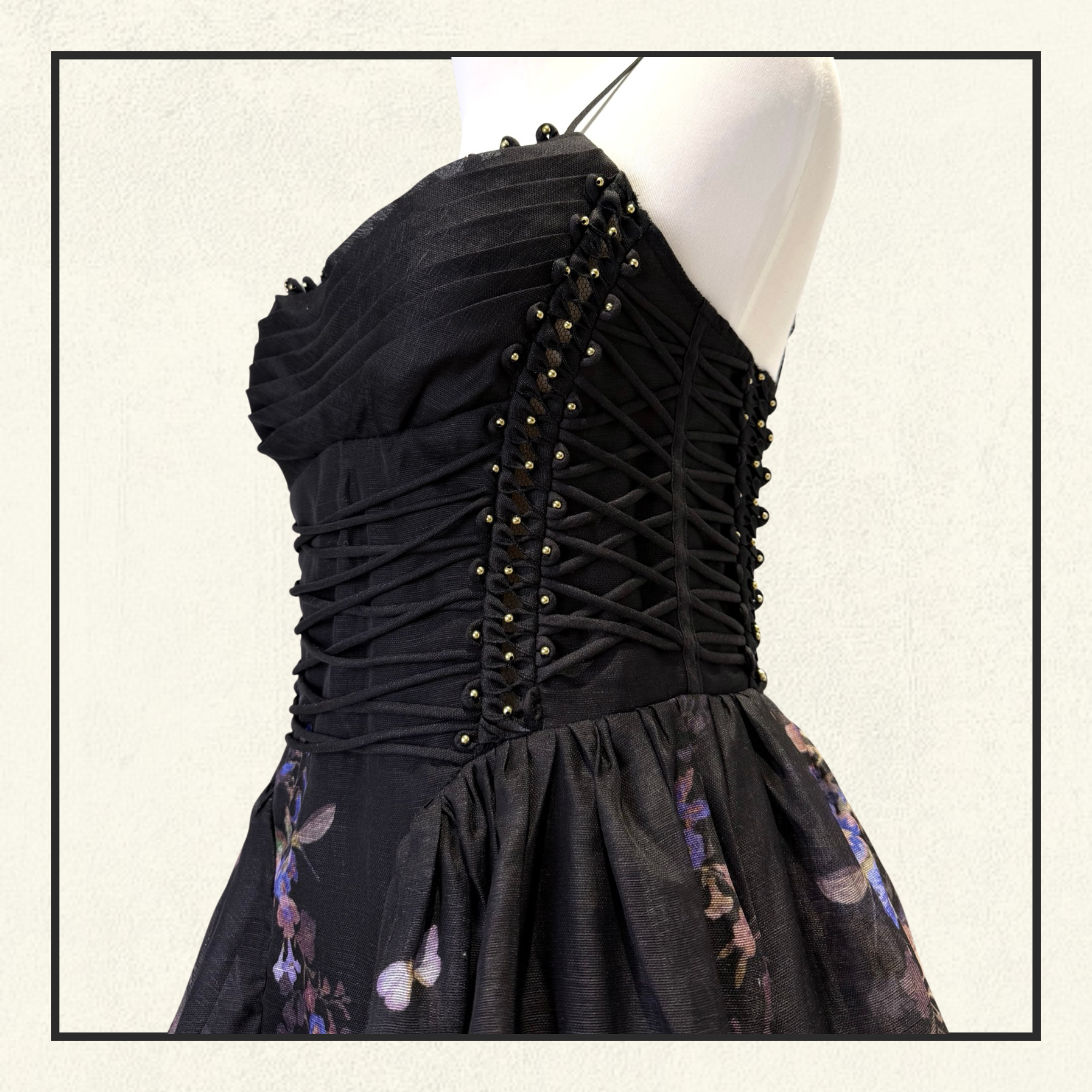 LUNA BEADED PICNIC DRESS