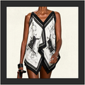 SILK SCARF TANK TOP
