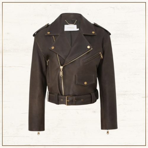 CRUSH LEATHER BIKER JACKET
