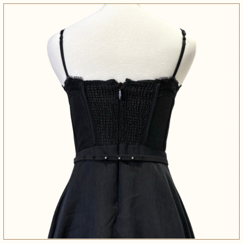 HYPNOTIC LACE TRIM DRESS