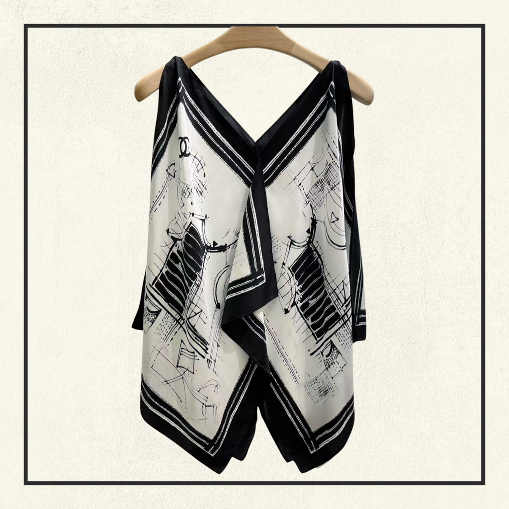 SILK SCARF TANK TOP