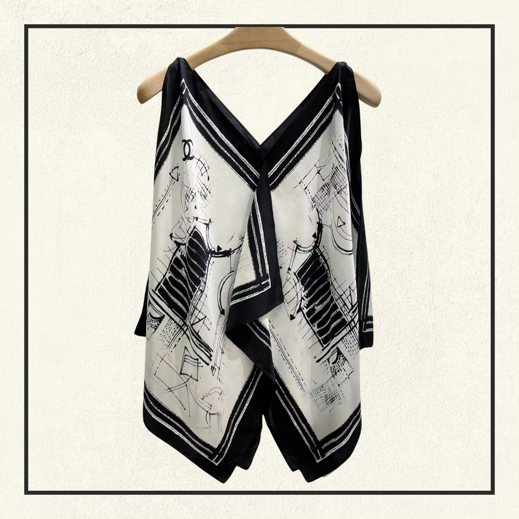 SILK SCARF TANK TOP