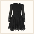 HYPNOTIC LACE TRIM MINI DRESS
