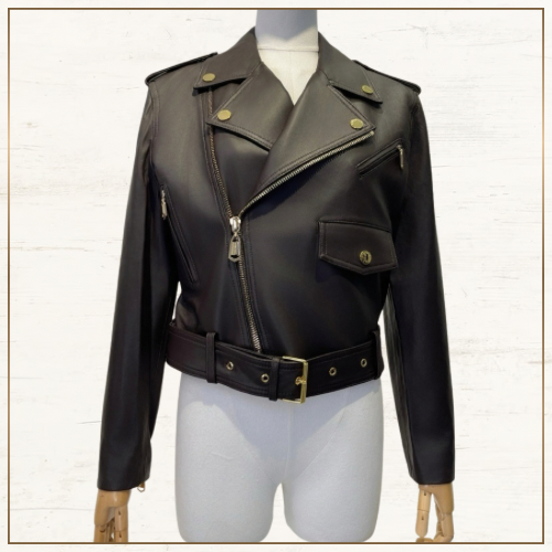 CRUSH LEATHER BIKER JACKET