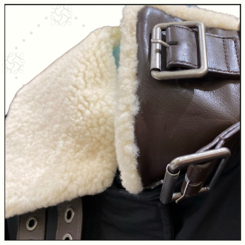 SHEARLING TRIM JACKING